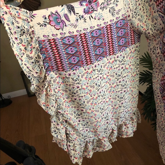 🔥2 X HP🔥<LAST>Boho Wide Sleeve Kimono Duster - Picture 8 of 8